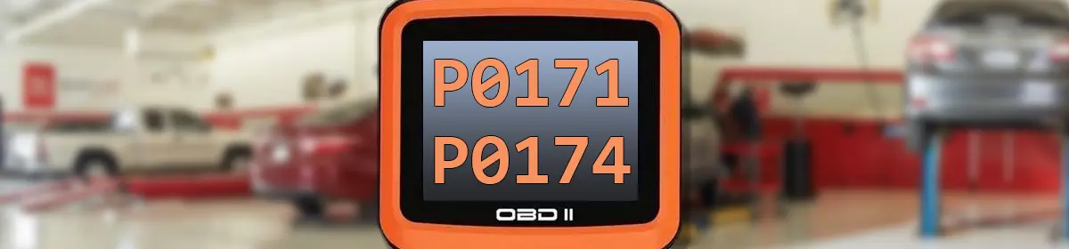 Toyota P0171, P0174 Codice errore